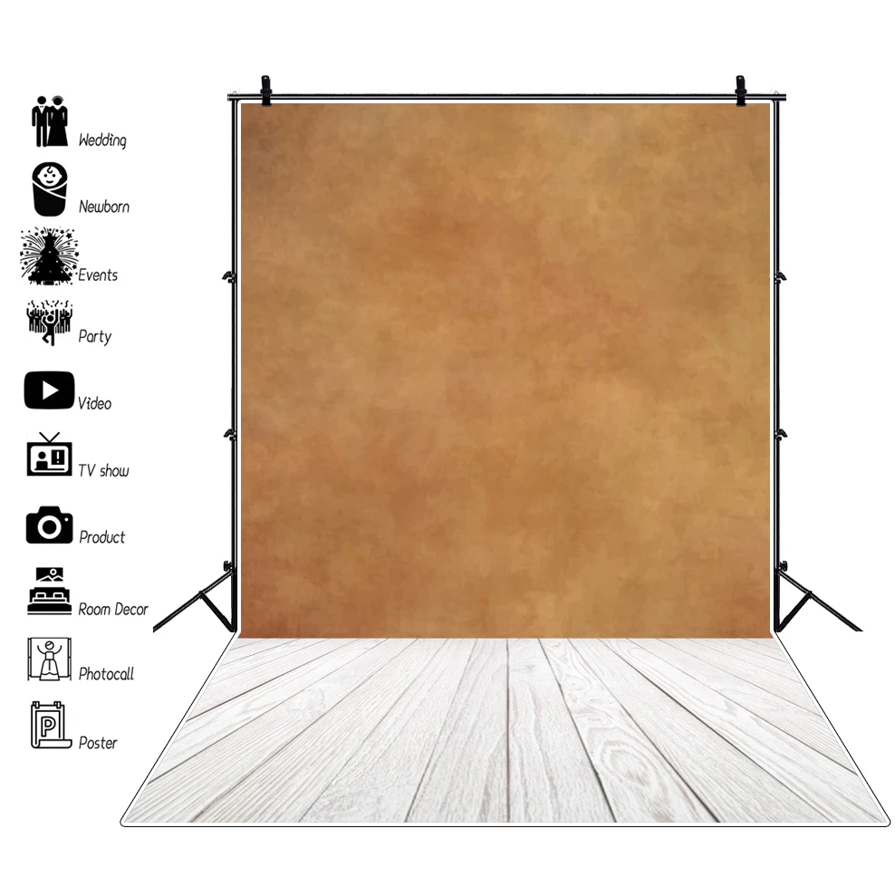 

Фон для фотосъемки новорожденных с изображением старой доски деревянного пола сплошного цвета
