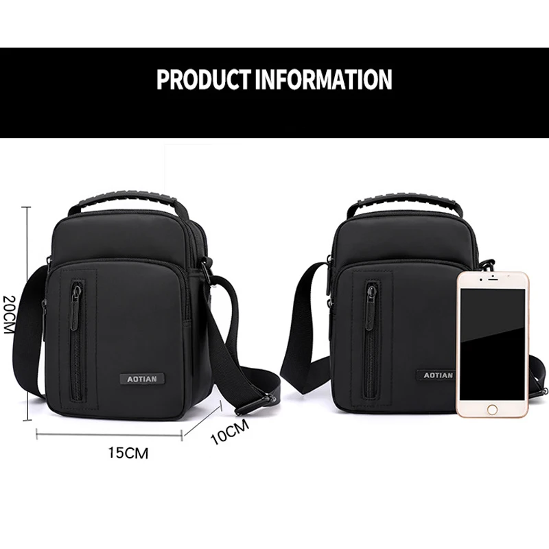 Мужские сумки на плечо повседневные сумки-мессенджеры через для мужчин новинка