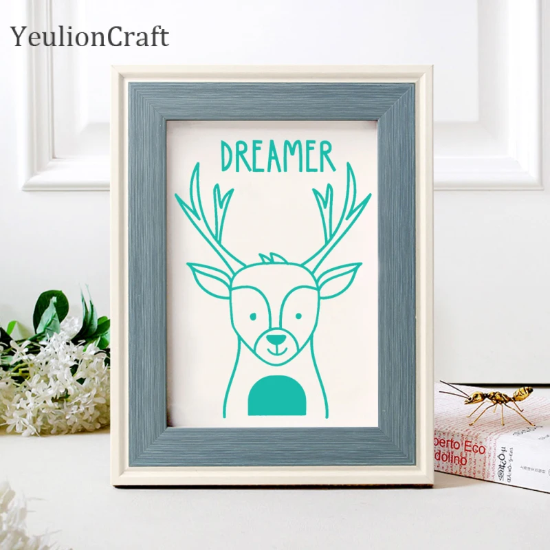 Самоклеящаяся трафаретная печать для подушек футболок домашнего