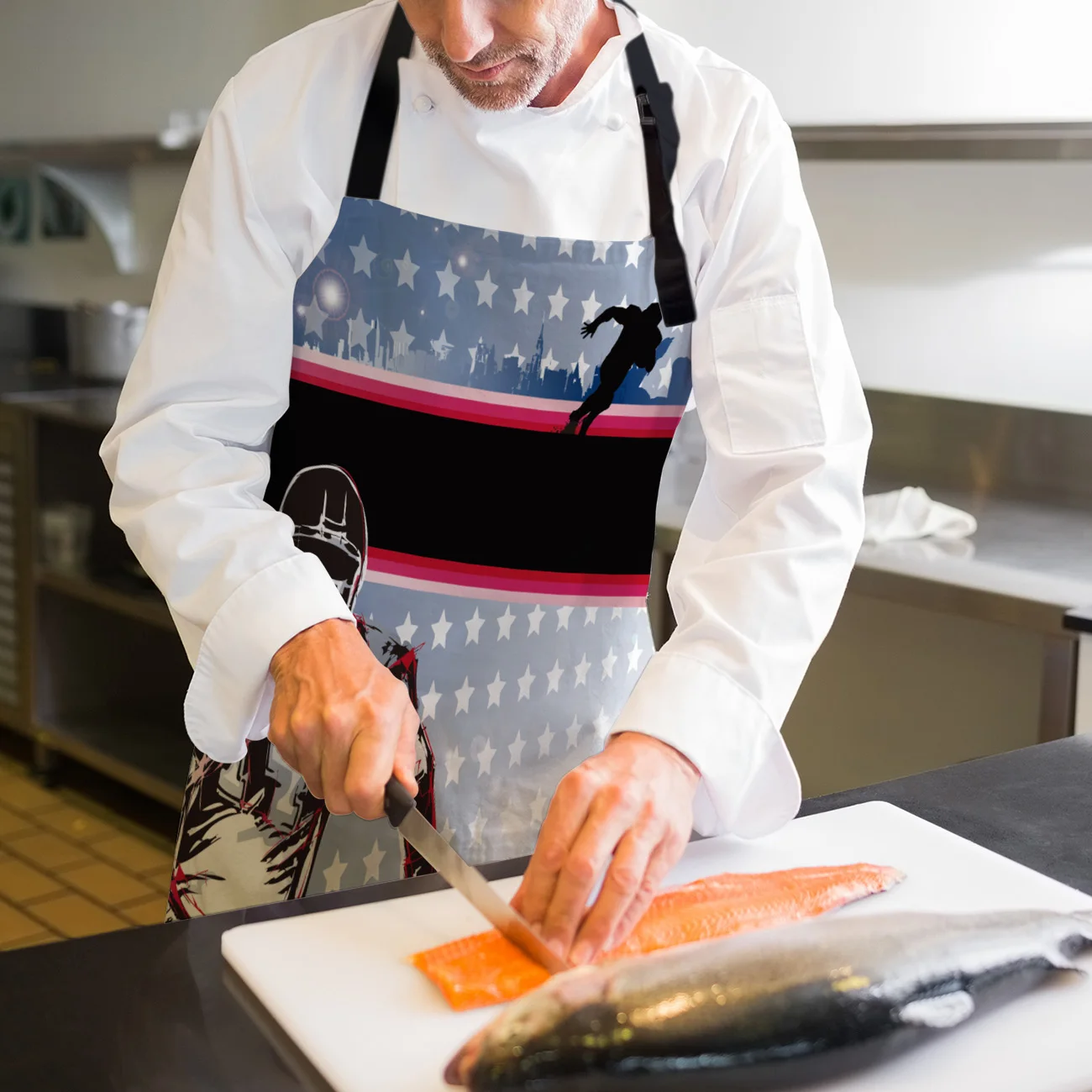 Кухонный Фартук Американский футбол звезда энтузиазма шлем спортивный