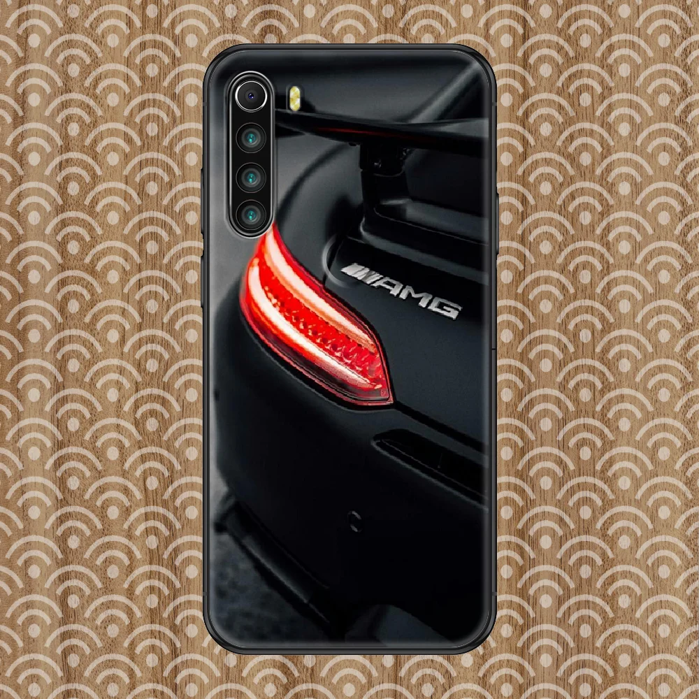 

AMGes Car Benz Sport Phone case For Xiaomi Redmi Note 7 7A 8 8T 9 9A 9S 10 K30 Pro Ultra black luxury back trend prime fashion