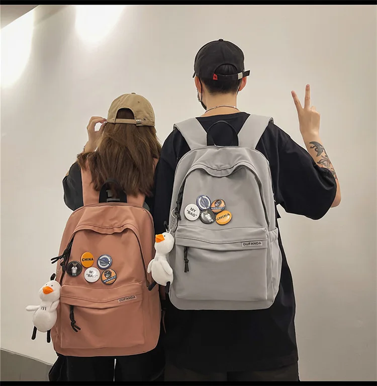 

Large-capacity backpack student school bag Korean travel backpack book bag backpacks for school teenagers girls