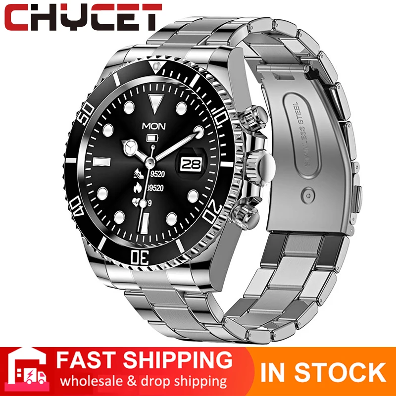 

CHYCET NEW Bluetooth Call Women Watches Smart Watch Men Heart Rate Fitness Tracker Waterproof Sports Smartwatch for Android IOS