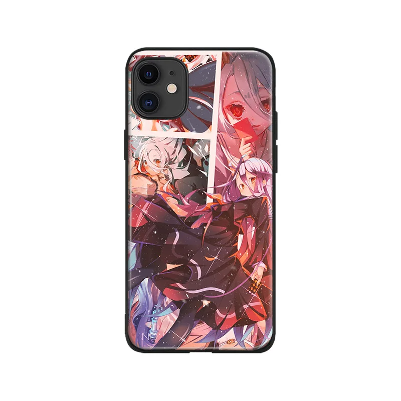 Shiro мягкий силиконовый чехол для телефона с аниме No Game Life iPhone 6 6s 7 8 Plus X XR XS 11 Pro Max |