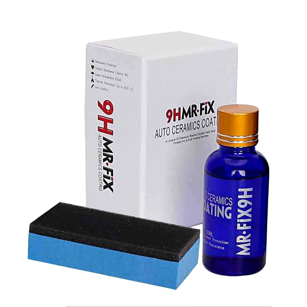 

2 Sets 9H Car Auto Oxidizing Liquid Ceramic Glass Coating Superhydrophobic Automotive Glass Care Detailing Accessories 30ml*2