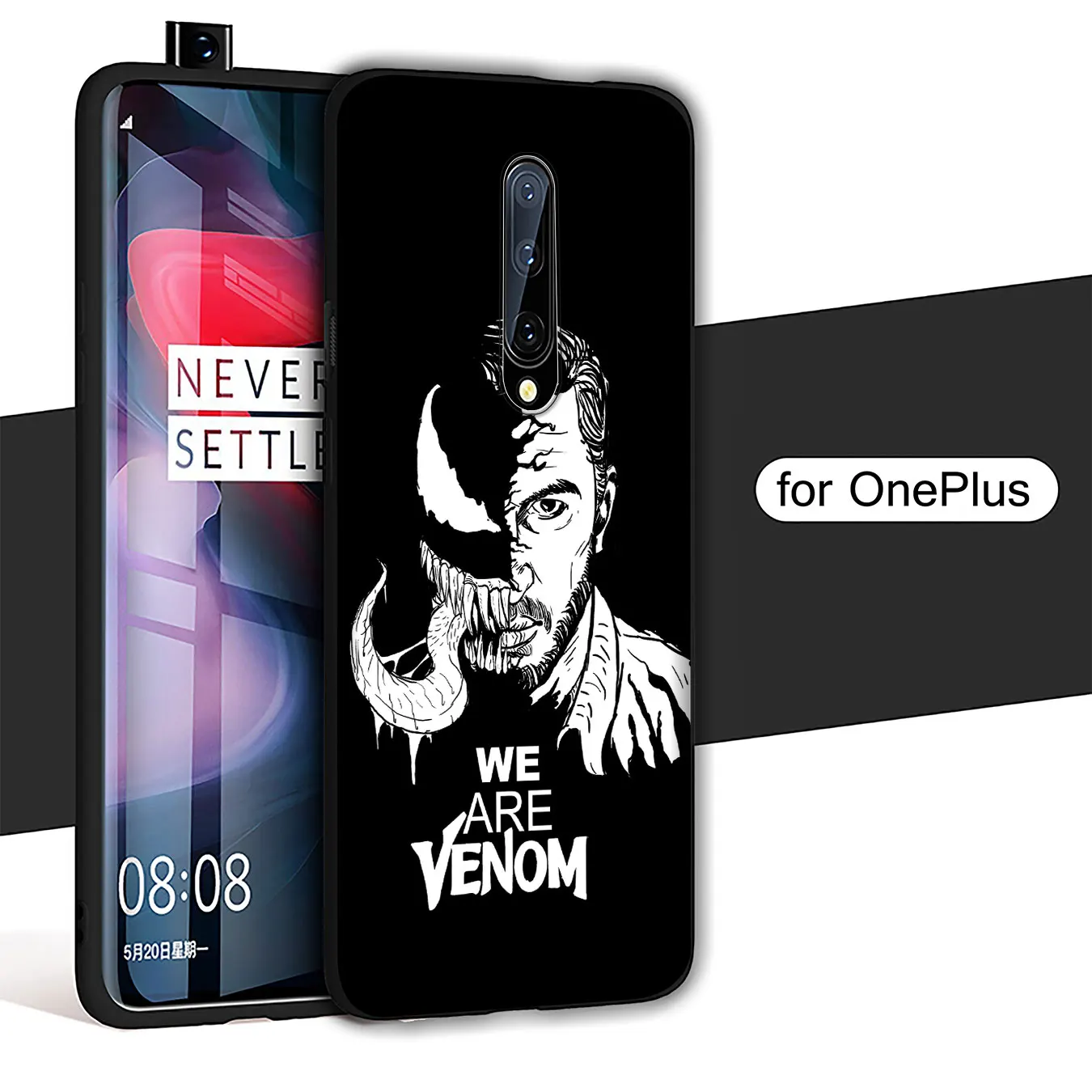 IYICAO чудо-яд Мягкий силиконовый чехол для телефона Oneplus 7 Pro 6 6T 5 5T TPU черный One Plus |