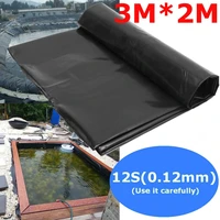 3x2m hdpe rubber fish pond liner thicken landscaping waterproof impermeable membrane pools cover gardens pool pond liners