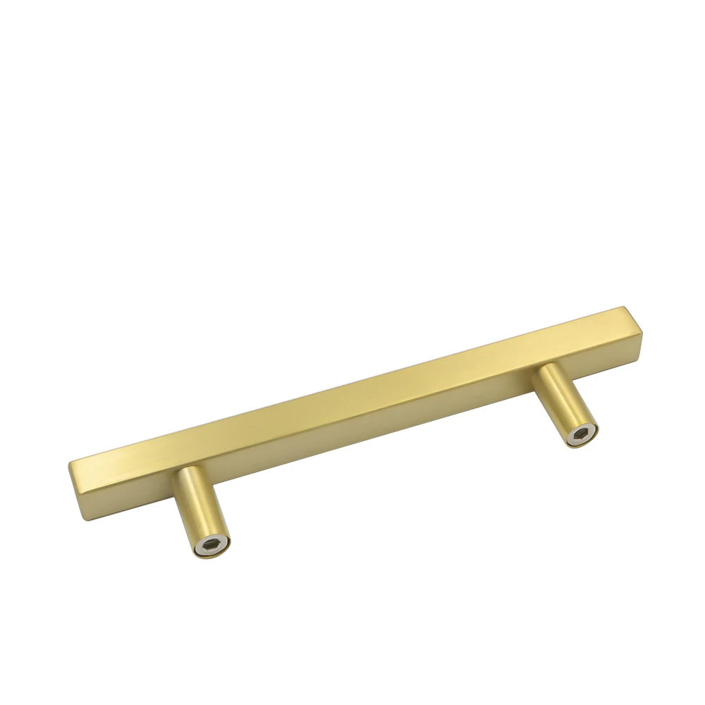 Золотая для шкафа ручки ящика латунные кухонные LS1212GD 4 &quotнабор винного стола