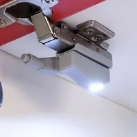 4pcs led cabinet hinge sensor light wardrobe lamp kitchen cabinet lighting home night light