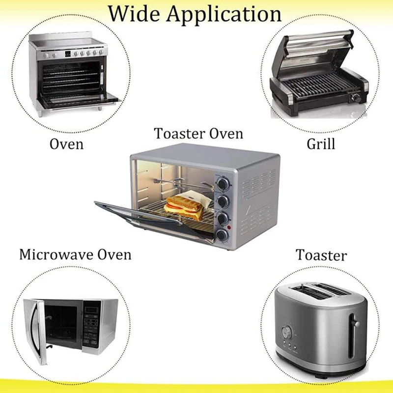 12 упаковок тостерных мешков многоразовые-3 размера антипригарные мешки для