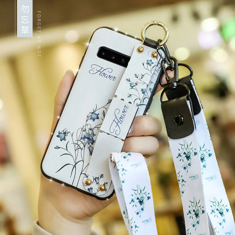 Чехол с ремешком на запястье для samsung Galaxy Grand Prime G530 G531 J2 Pro J4 Plus J6 J8 J3 J5 J7 Prime