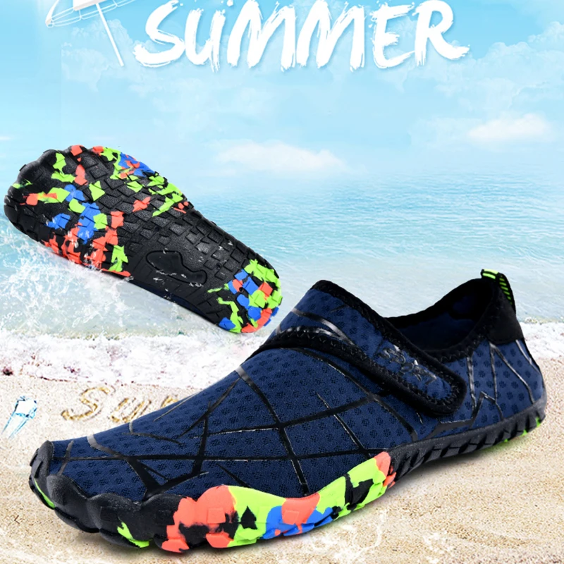 Мужские и женские уличные пляжные сандалии Повседневные тапочки для воды лето