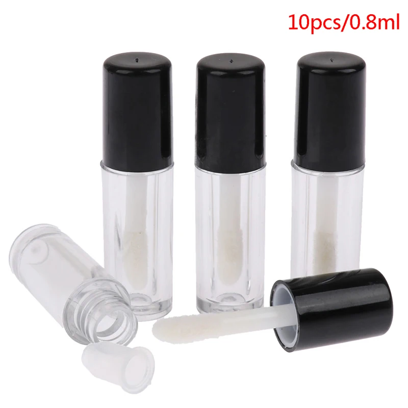 

10pcs 0.8ml New Cheap Empty Lip Gloss Tubes Lip Balm Tube Lipstick Cosmetic Container DIY