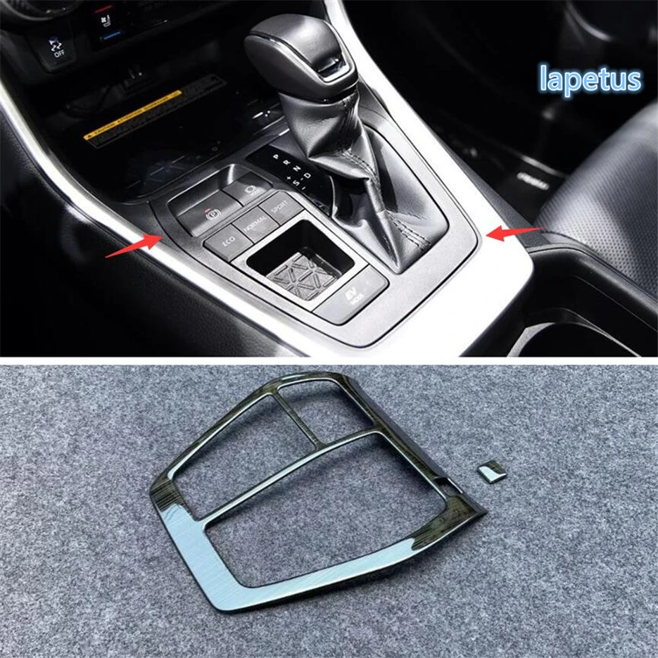 Отделка коробки переключения передач для TOYOTA RAV4 RAV 4 XA50 2019 2020 2021 нержавеющая