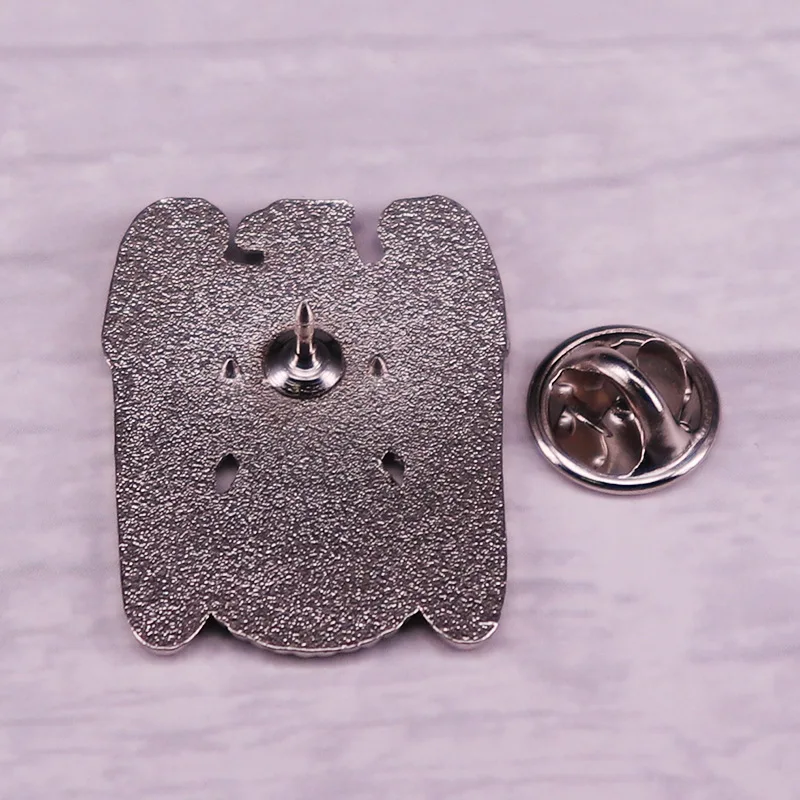 Брошь мех шлезен эмалированная брошь времен Второй мировой войны металлическая