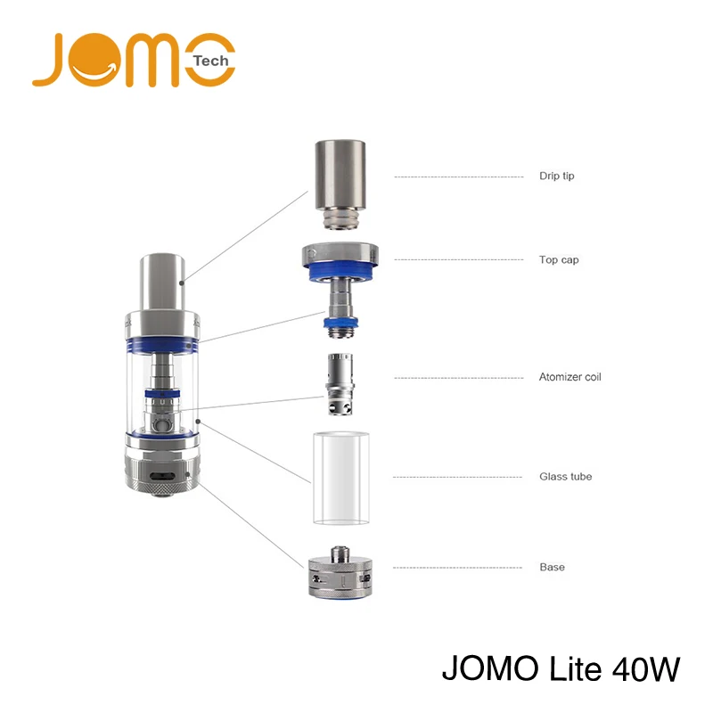 Оригинальный Jomo Lite 40 0.5ohm электронная сигарета Mod2200mAh испаритель ручка 3 5 мл Mod