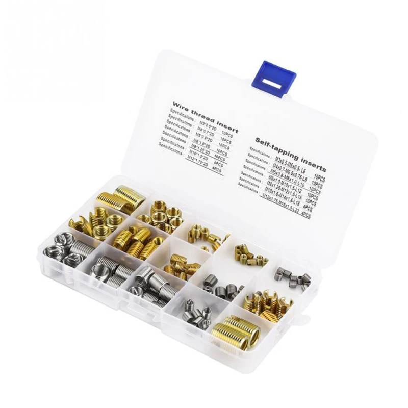 

116x Thread Repair Insert Hand Tool Auto Repairing Thread for Restoring Damaged Threads Spanner Wrench Twist Drill Bit