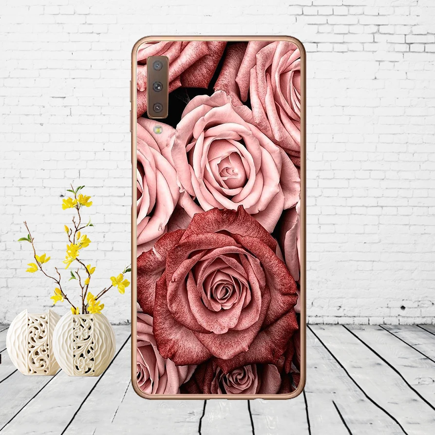 Чехол для samsung Galaxy A7 силиконовый чехол для телефона с принтом чехол-накладка на заднюю крышку для samsung A7 A750 A750F 6,0 дюймов - Цвет: K25