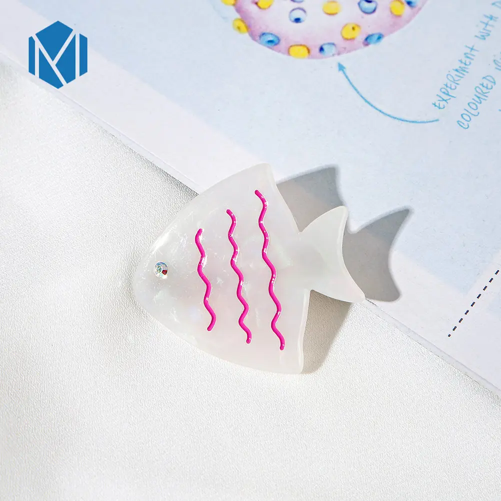 Женские заколки для волос M MISM Мультяшные из ацетата с изображением мультяшных