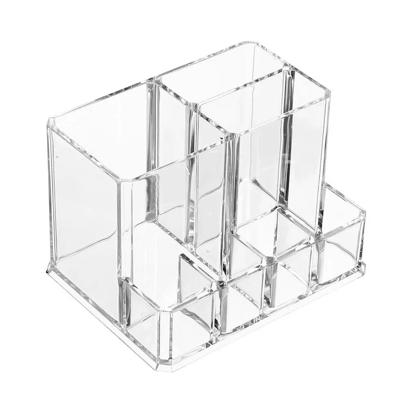 

New Acrylic Makeup Organizer Cream Storage Box Clear Cosmetic Makeup Brush Holder Lipstick perfume Powder Display Stand