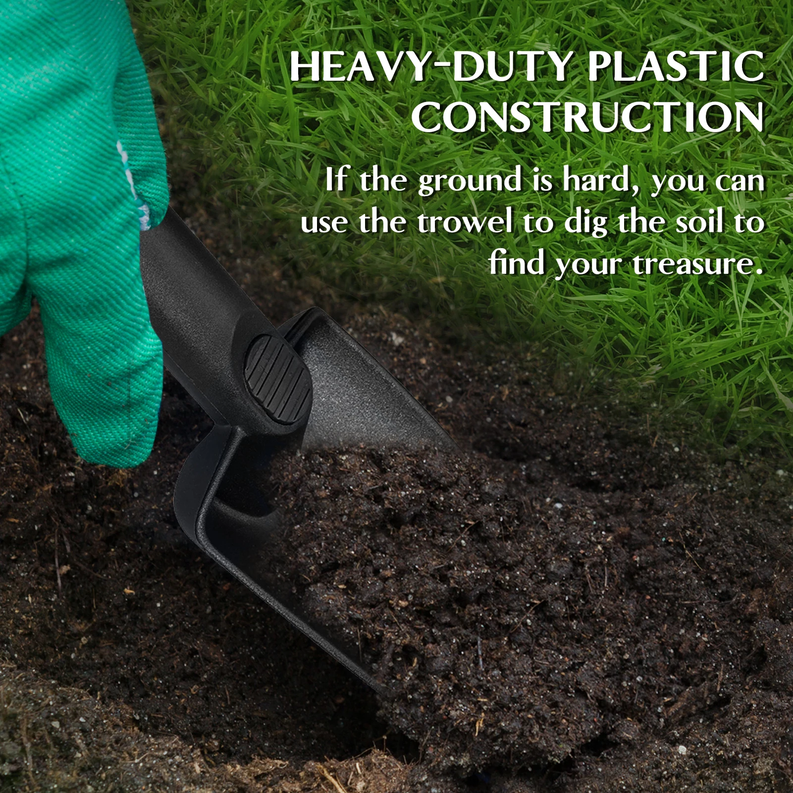 Набор аксессуаров для поиска черный металлический лопатка 2 шт. набор