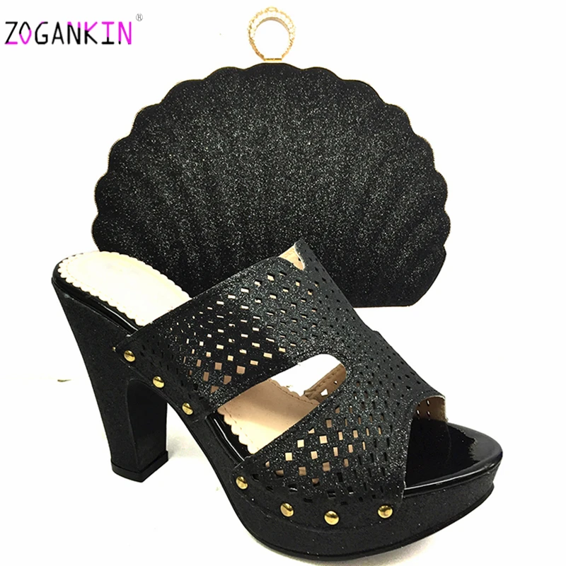 2019 высококачественные дизайнерские Итальянские женские туфли и сумочки для