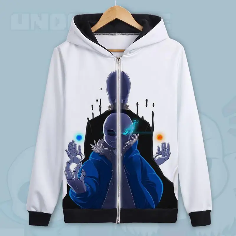 Пальто унисекс из аниме Undertale куртка с капюшоном фриск ториэль Санс папирус