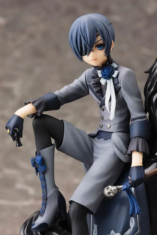Аниме 18 см Черный Дворецкий книга цирка Kuroshitsuji Ciel Phantomhive ПВХ фигурка