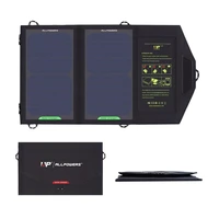 allpowers solar panel 10w 5v solar charger portable solar battery chargers charging for phone for hiking camping outdoors