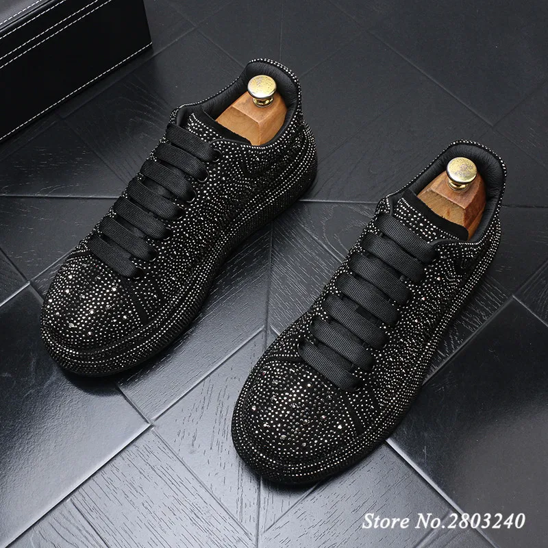 Мужские дизайнерские очаровательные Красочные Стразы повседневные женские