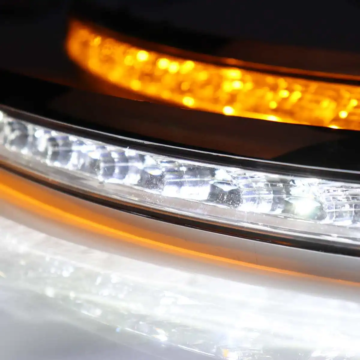 Led Drl для Volvo XC90 2007 2008 2009 2010 2011 2012 2013 автомобильный передний бампер дневной ходовой