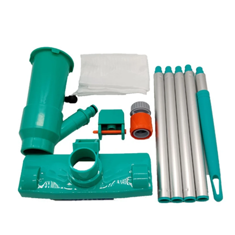 

2021 Jet Swimming Pool Vacuum Cleaner Pool Cleaning Tools Set Vacuum Brush Pole Vacuum Cleaner Head For Fountains SPA Pond