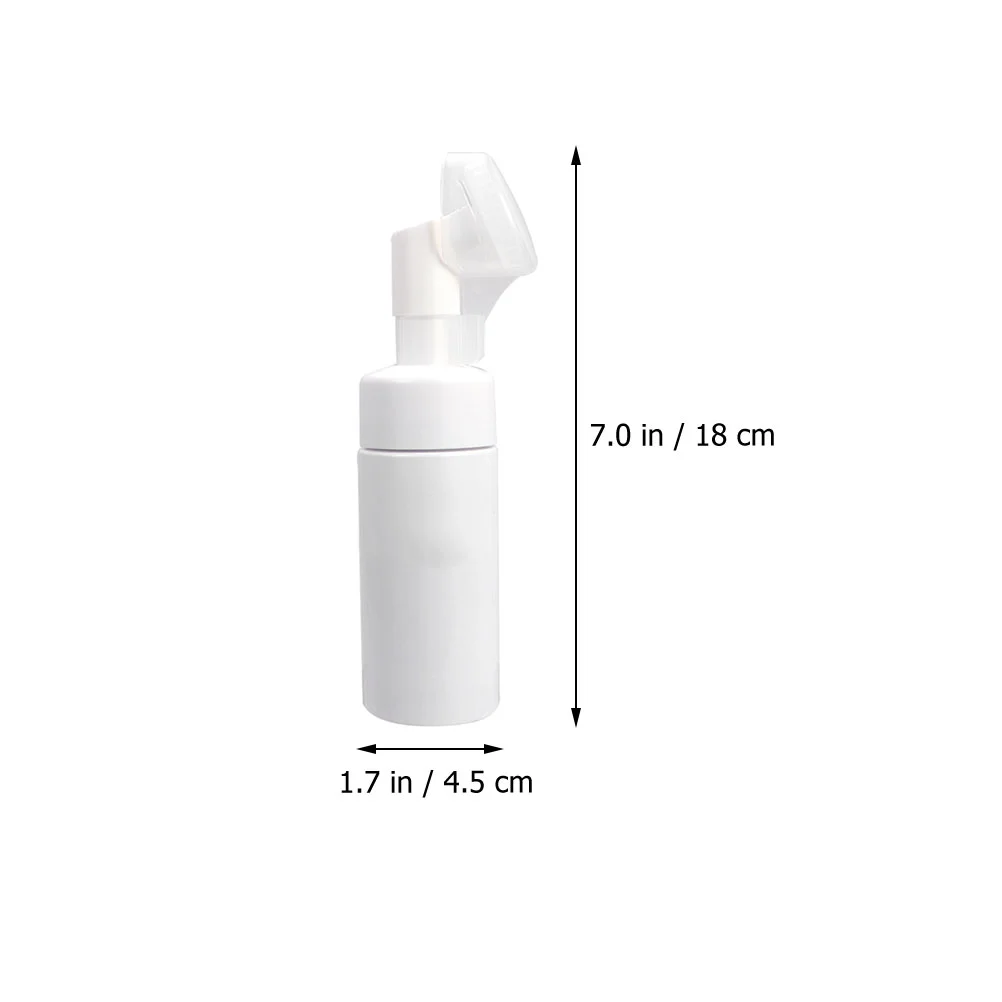 4pcs Face Brush with Bottle Facial Cleanser Dispenser | Красота и здоровье