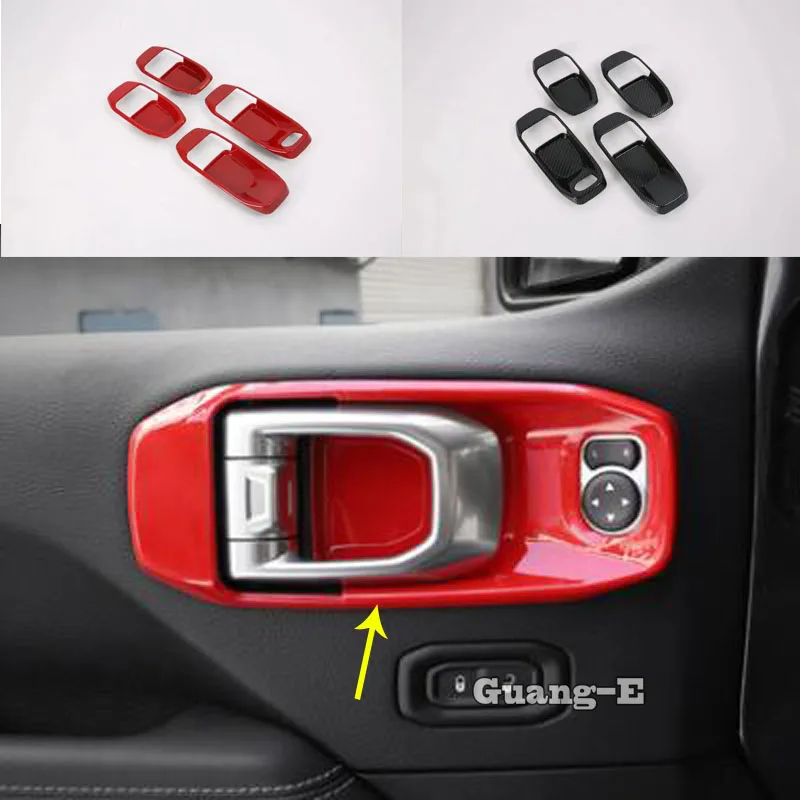 

4 шт., декоративная рамка для Jeep Wrangler JL 2018 2019 2020 2021