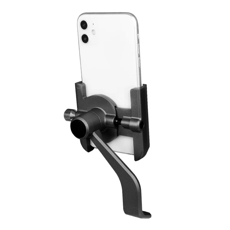 

Untoom Aluminum Universal Bicycle Phone Holder Bike Motorcycle Handlebar Clip Stand Mount Bracket for 3.5-6.2 inch Smartphone