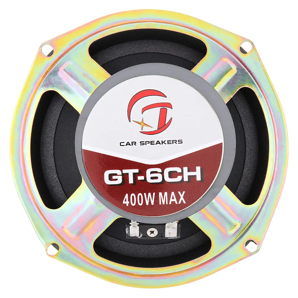 1 шт. 6 дюймов 400 Вт универсальный автомобильный HiFi коаксиальный динамик дверь