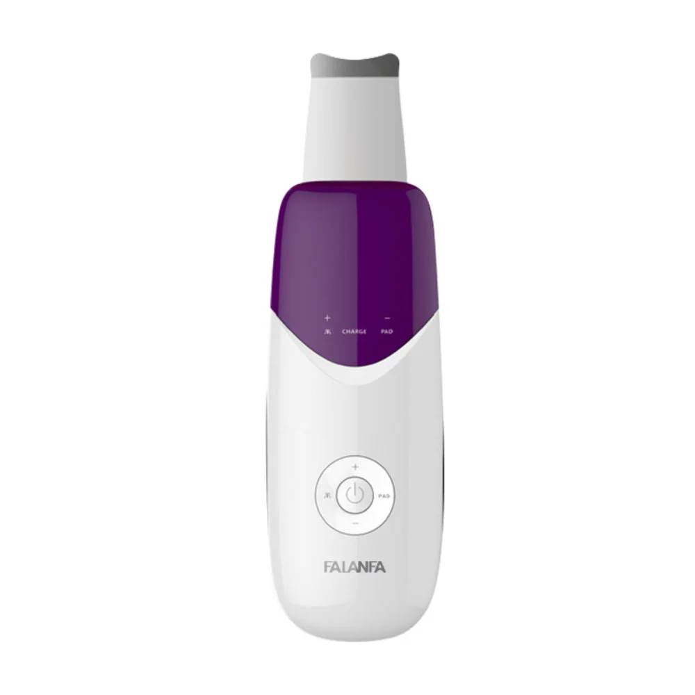 

Ultrasonic Facial Skin Scrubber Rechargeable Ion Deep Face Cleaning Peeling Skin Care Device Beauty Instrument