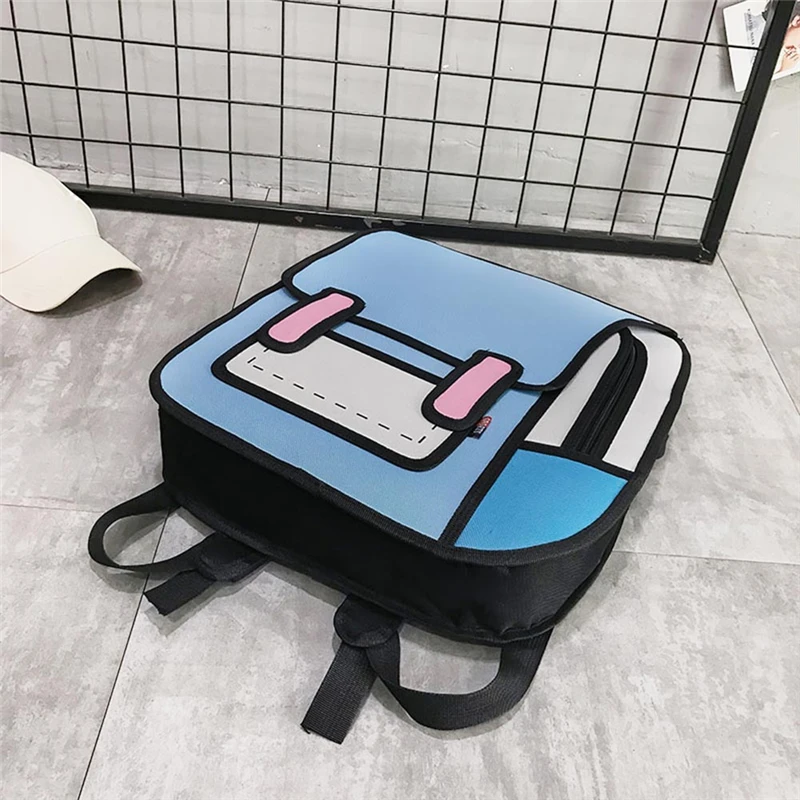 WEIXIER Женская 2D рюкзак с рисунком 3D школьная сумка в стиле прыжков для девочек