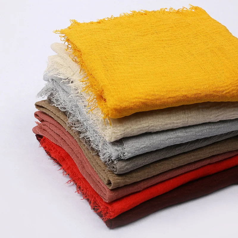 

wholesale price women muslim crinkle hijab scarf femme 10pc/lot cotton headscarf islamic hijab shawls and wraps