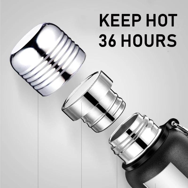 Термос из нержавеющей стали 316 чайник для воды с изоляцией сохраняет тепло в