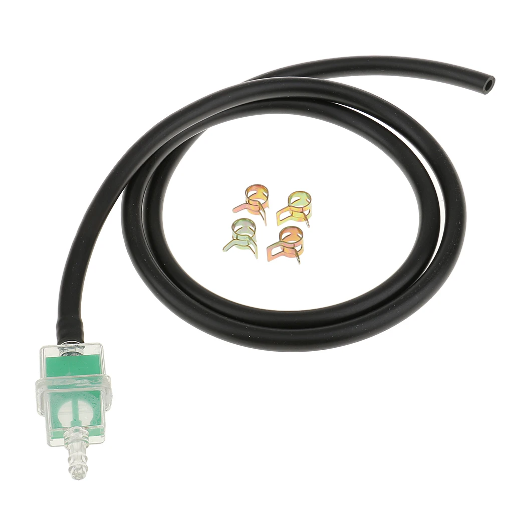 

Шланг топливного фильтра 1/4, набор зажимов для мотоциклов, косилок, прочный материал