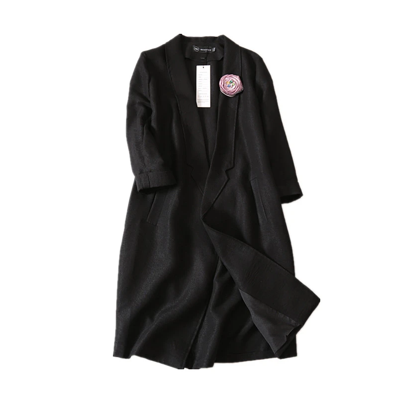 Женский офисный пиджак больших размеров 2020 элегантный модный осенний кардиган M