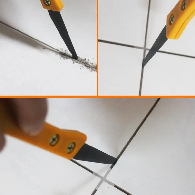 

Tile gap repair tool Hook Knife Professional Cleaning And Removal Of Old Grout Hand Tools for Kitchen Bathroom Bedroom
