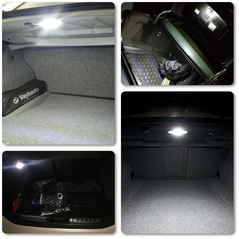Светодиодная лампа для салона BMW E90 E92 E66 E61 E39 E60 E38 24 светодиода|glove box lamp|led interior