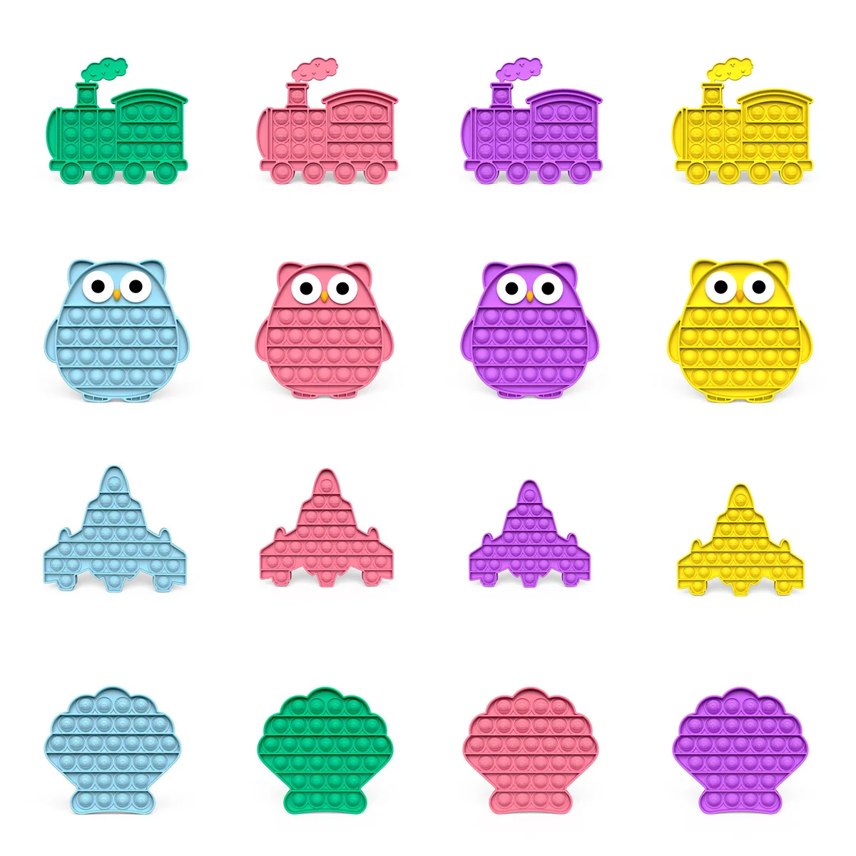 Светящиеся в темноте игрушки Антистресс игрушка для снятия стресса Радужная