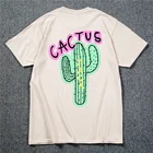 Футболка Трэвис Скотт Кактус Джек для мужчин и женщин, роскошная Уютная рубашка с принтом в стиле хип-хоп, футболка с принтом для влюбленных пар в стиле Харадзюку, ASTROWORLD