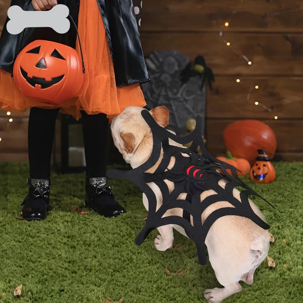 Одежда для домашних питомцев на Хэллоуин одежда пауков средних и больших собак