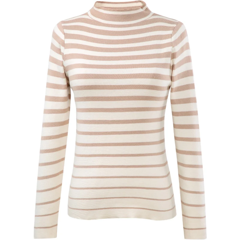 Высокое качество осень зима теплый женский свитер Толстая водолазка модный