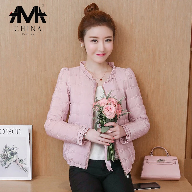 2019 корейские милые женские парки куртки на осень и зиму теплые плотные тонкие