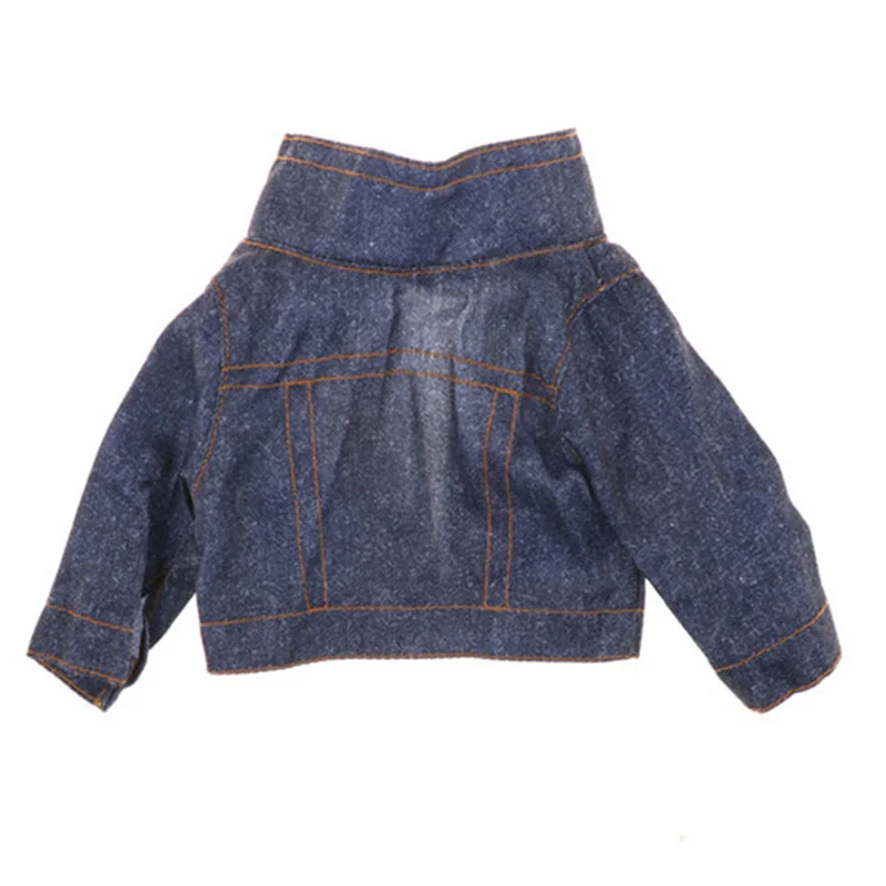 Модная Кукла для продажи джинсовая одежда зимнее пальто девочек 18 дюймов